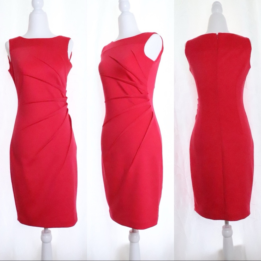 Calvin Klein Sheath Dress| RedPink| Size 2